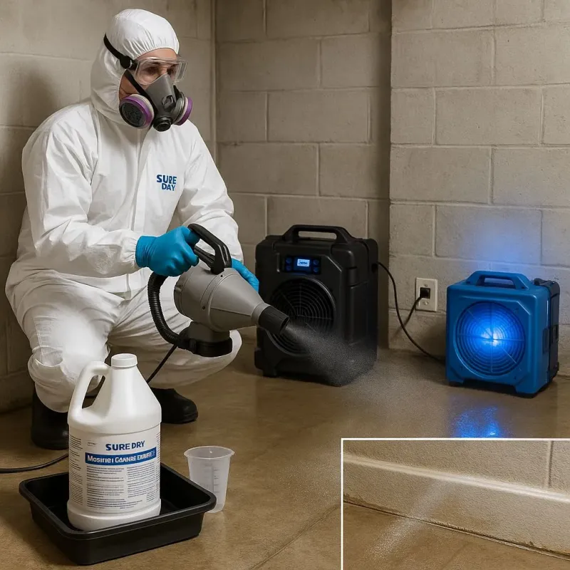 Sanitization and Odor Removal process in Smithfield, RI